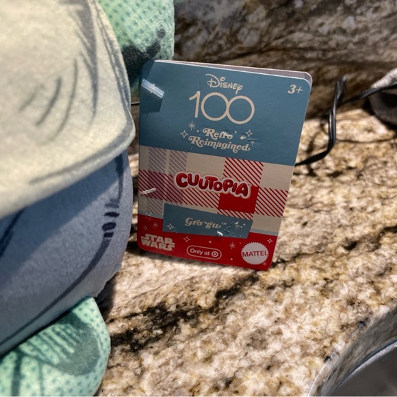 Disney Mattel 100 Star Wars GROGU Baby Yoda Cuutopia 7" Plush New - Picture 7 of 8
